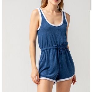 FULL TILT Terry Cloth Romper